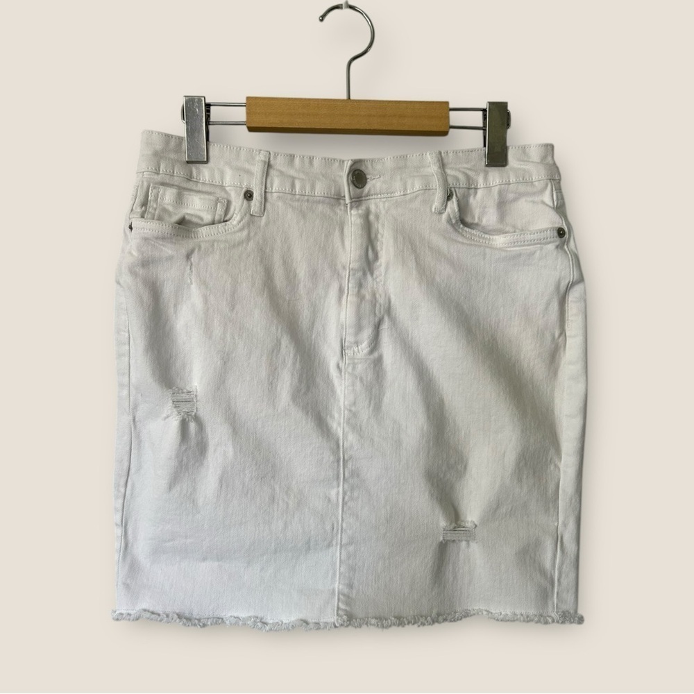 Joe Fresh White Denim Skirt